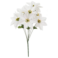 Art.8675 Flor Nochebuena Terciopelo x7
