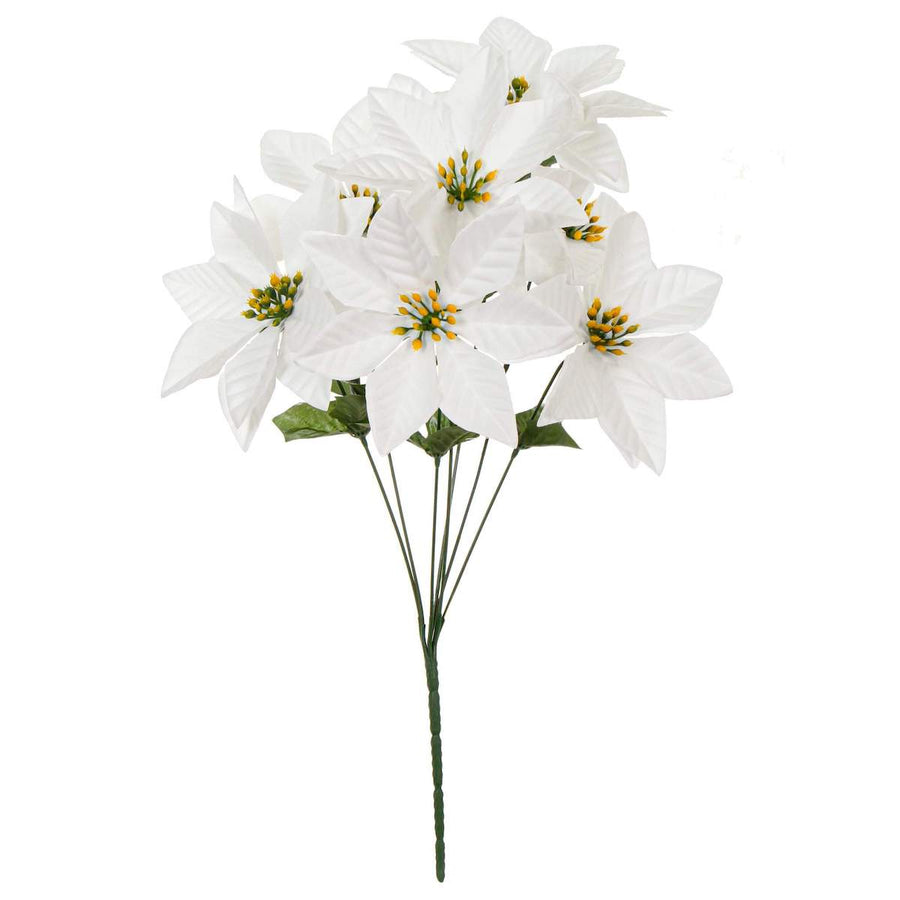 Art.8675 Flor Nochebuena Terciopelo x7