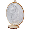 Fantasías Miguel Art.8850 Medalla Virgen De Madera Con Repujado 10x7x4.5cm 1pz