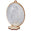 Fantasías Miguel Art.8850 Medalla Virgen De Madera Con Repujado 10x7x4.5cm 1pz Natural