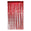 Fantasías Miguel Art.8993 Cortina Decorativa Foil Láser 2x1m 1pz Rojo