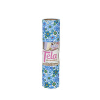 Art.9137 Rollo Tela Poliéster De Flores