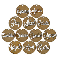 Art.9298 Esferas de Navidad Calada 12 Deseos