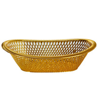 Art.9358 Base Plástica Metalizada Oval