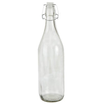 Art.9608 Botella Cristal Con Tapón Clip  1,000ml