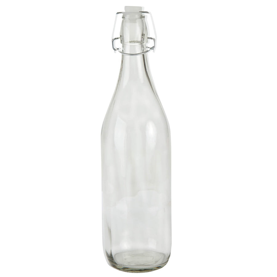 Art.9608 Botella Cristal Con Tapón Clip  1,000ml