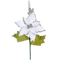 Art.9864 Flor Noche Buena Grande Terciopelo