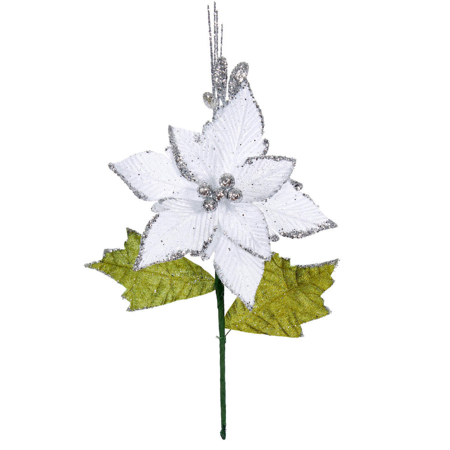 Art.9864 Flor Noche Buena Grande Terciopelo