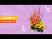 Fantasías Miguel Clave:ML2997 Arreglo Floral Con Girasoles