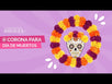 Fantasías Miguel Clave:ML3031 Corona Con Flores Dia De Muertos