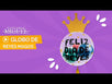 Fantasías Miguel Clave:EZ453 Globo Feliz Dia De Reyes