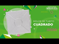 Art.903 Molde Dtubito Cuadro 15cm 1pz