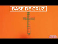 Art.8700 Base Cruz Plástica 42x19cm 1pz