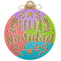 Art.10770 Esfera Navidad Calada 14x12cm 1pz