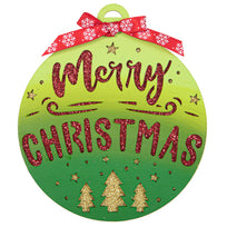 Art.10770 Esfera Navidad Calada 14x12cm 1pz