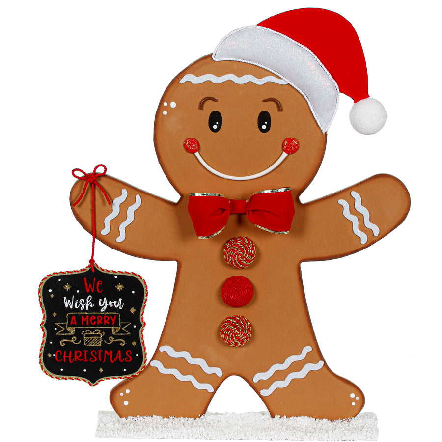 Art.10793 Letrero Navidad Color Negro 17cm 1pz