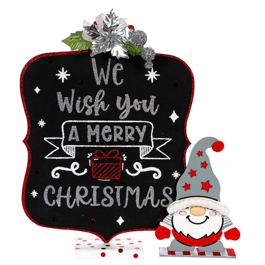 Art.10114 Personaje Navidad Con Base 25cm 1pz