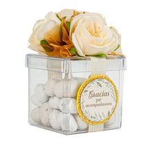 Art.6322 Planta Con Rosas Fina x5 30cm 1pz