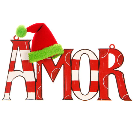 Letrero Amor Con Gorro