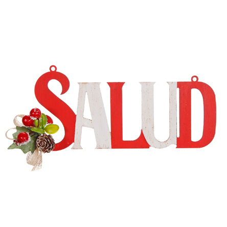 Letrero Salud Vintage