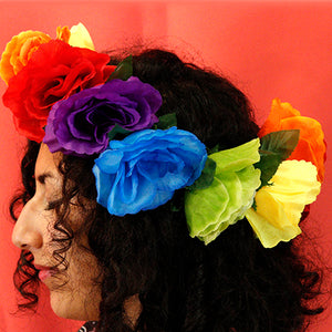 Corona De Rosas Multicolor