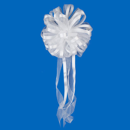 Moño Para Regalo Blanco