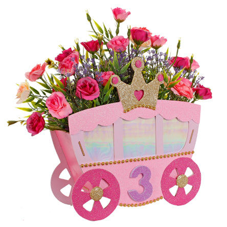Carroza De Princesa Fiesta De 3 Años