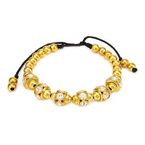 Pulsera Oro Con Cristales