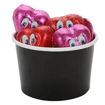 Vaso Con Corazones