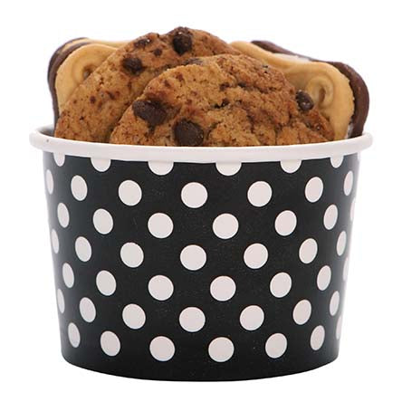 Vasito Negro Con Galletas