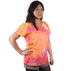 Fantasías Miguel Clave:AX281 Playera Tie Dye Naranja