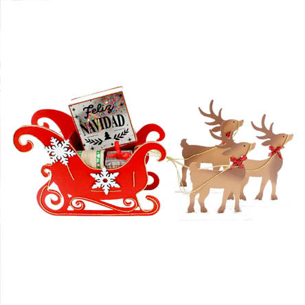 Trineo Santa Navidad
