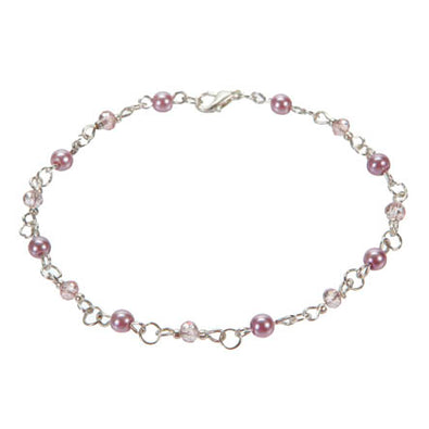 Fantasías Miguel Clave:BL127 Pulsera De Engarces Con Perlas Y Rondeles