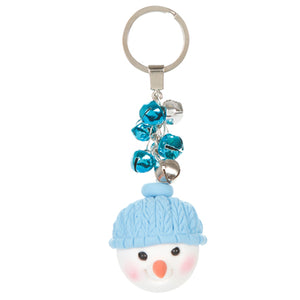 Llavero Con  Muñeco De Nieve De Fomi Moldeable