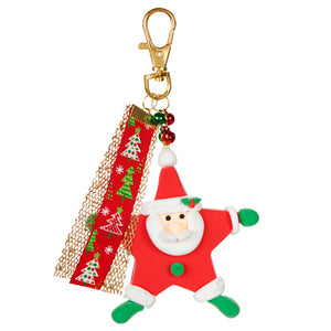 Llavero Estrella Santa Con Fomi Mmoldeable