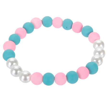 Pulsera Con Perlas Y Cuenta Redonda