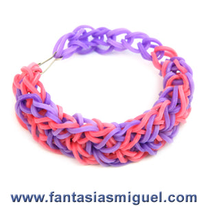 Pulsera Morado/Rosa