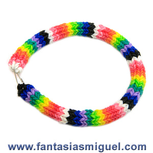 Pulsera Hexagonal Multicolor