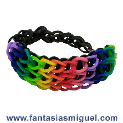 Fantasías Miguel Clave:CA1428 Pulsera Triple Multicolor