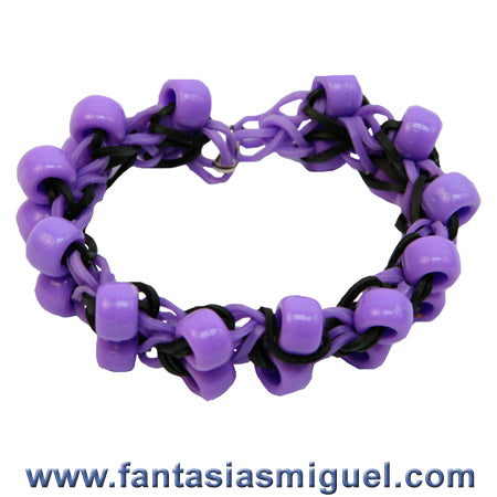 Pulsera Diamante Con Cuentas