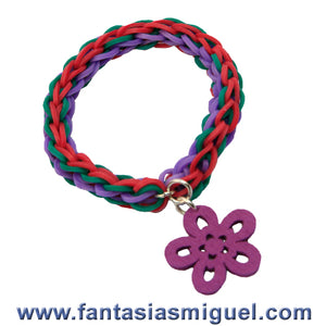 Pulsera Con Dije Flor