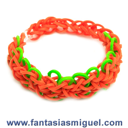 Pulsera Mariposa Lima/Naranja