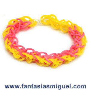 Pulsera Diamante Amarillo/Rosa