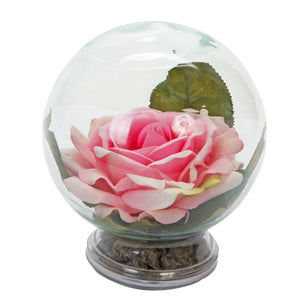 Esfera De Cristal Con Rosa