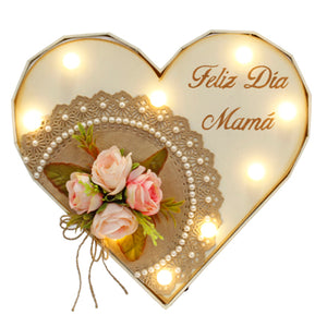 Caja Corazón Feliz Dia Mamá