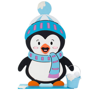 Pinguino Con Gorro Azul