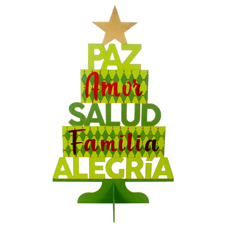 Pino Rombos Rojo/Verde