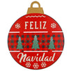 Fantasías Miguel Clave:CD493 Esfera Feliz Navidad Pinos