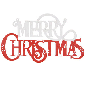 Adorno Letrero Merry Christmas