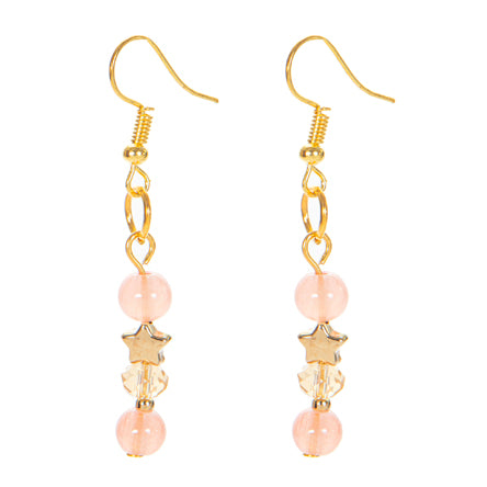 Aretes Coral-Miel